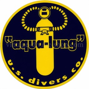 Aqua Lung U.S. Divers - decal sticker Aufkleber